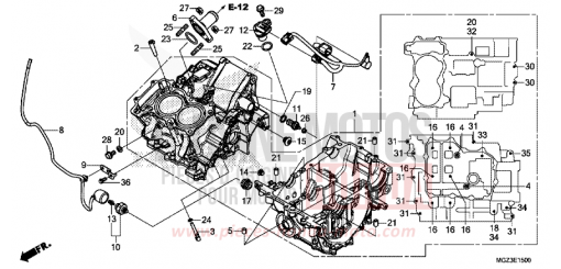 CARTER MOTEUR CBR500RAD de 2013